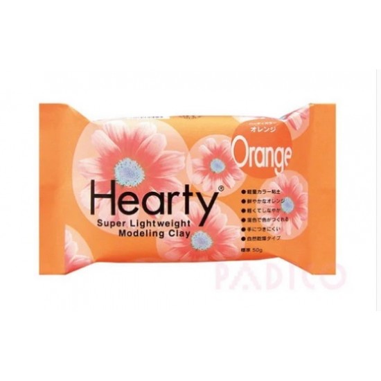 Пластика самозастигаюча Hearty, Оранжева, 50 г, Padico