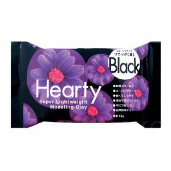 Пластика самозастигаюча Hearty, Чорна, 50 г, Padico