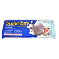 Маса для моделювання, біла, самозастигаюча, 500г, ''Sculpt Dry'', MUNGYO