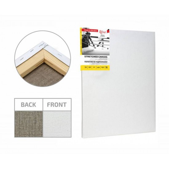 Підрамник, 40*40 см, крупне зерно, акрил, льон, ROSA Підрамник, 40*40 см, крупне зерно, акрил, льон, ROSA