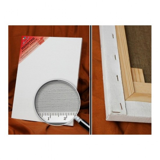 Підрамник, 90*110 см, дрібне зерно, акрил, льон, ROSA