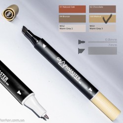 Маркер художній Graphmaster Walnut 100