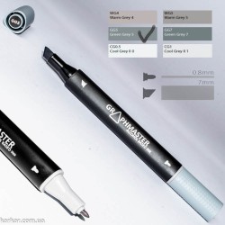 Маркер художній Graphmaster Green Grey 5 GG5