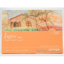 Склейка для пастелі Ingres mix, 32,5*45 см, 160г/м, 15 л., GAMMA