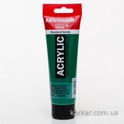 Фарба акрилова AMSTERDAM, (619) Перм. зелений темний, 120 мл, Royal Talens