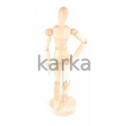 Манекен (чоловік), дерево, висота 40,64см., D.K.ART & CRAFT