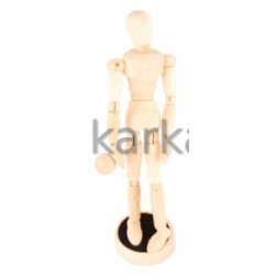 Манекен (чоловік), з магнітами, дерево, висота 20,32см., (16224), D.K.ART & CRAFT