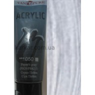Фарба акрилова 75мл, 142  срібло, Van Pure