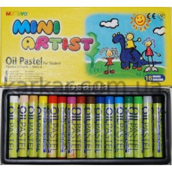 Пастель олійна  MINI 16кол., MOPS-16, MUNGYO Пастель олійна  MINI 16кол., MOPS-16, MUNGYO