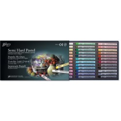 Пастель суха, проф.,  напівтв., 36 кол., крадр, MPL-36, MUNGYO