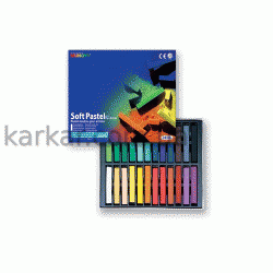 Пастель суха, проф., м'яка, 24 кол., квадр., MP-24, MUNGYO