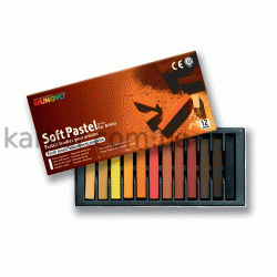 Пастель суха, проф., м'яка, ЗЕМЛЯ 12кол., квадр., MP-12Е, MUNGYO