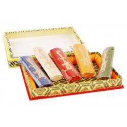 Туш китайська суха, набір 5 кольорів (31 г), D.K.ART & CRAFT