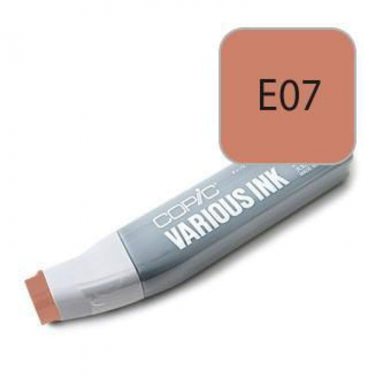 Copic чорнило для маркерів Various Ink, #E-07 Light mahogany (Світлий махагон)
