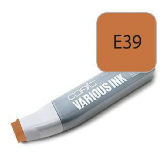 Copic чорнило для маркерів Various Ink, #E-39 Leather (Коричнева шкіра)