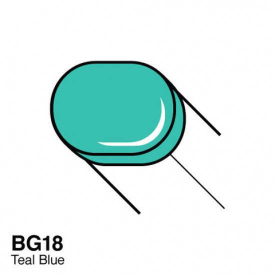 Copic маркер Sketch, #BG-18 Teal blue (Блакитно-бірюзовий)