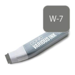 Copic чорнило для маркерів Various Ink, W-7 Warm gray (Теплий сірий)