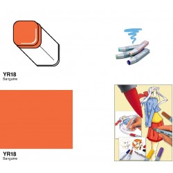 Copic чорнило для маркерів Various Ink, YR-18 Sanguine (Коралово-червоний)