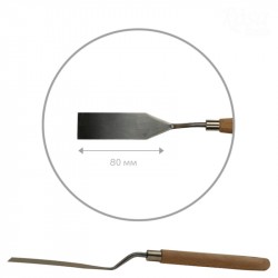 Мастихін ROSA Studio 11919 прямокутний, довжина 8см, ст.код1007