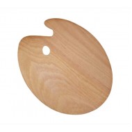 Палітра дерев'яна, овальна, 40х50см., (товщина 3мм.), D.K.ART & CRAFT