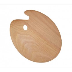 Палітра дерев'яна, овальна, 40х50см., (товщина 3мм.), D.K.ART & CRAFT