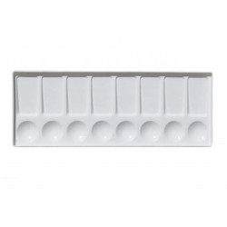 Палітра пластикова прямокутна, проф., 11х30,5см. (15474), D.K.ART & CRAFT