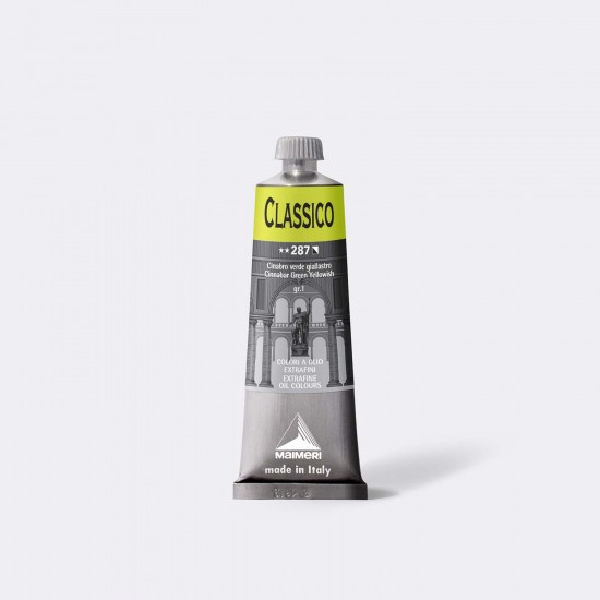 287 кіновар зелено-жовта Classico 60 мл олiйна фарба 287 кіновар зелено-жовта Classico 60 мл олiйна фарба