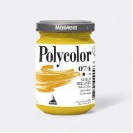 074 Фарба акрилова Polycolor, Жовтий яскравий, 140мл., Maimeri 074 Фарба акрилова Polycolor, Жовтий яскравий, 140мл., Maimeri