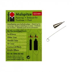 Накінечник металічний для контурів Marabu f&f, d 0.5mm, 040600205