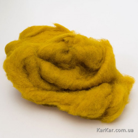 Кардочесанная шерсть для валяния, 50 г., К2019 Кардочесанная шерсть для валяния, 50 г., К2019