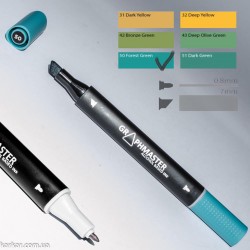 Маркер художній Graphmaster Forest Green 50