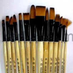 Набір пензлів 1115-14 Craftart, синтетика 14шт. KOLOS Набір пензлів 1115-14 Craftart, синтетика 14шт. KOLOS