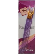 Набір пензлів 7011, синтетика круг. 5шт., KOLOS