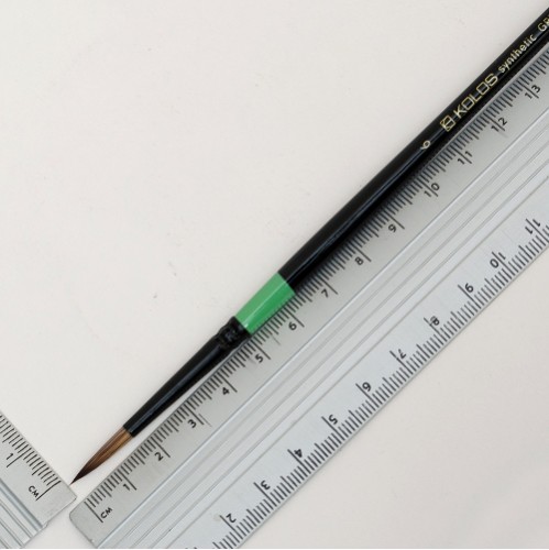 Синтетика кругла, Green strip 1019, № 6, д.р. пензель KOLOS