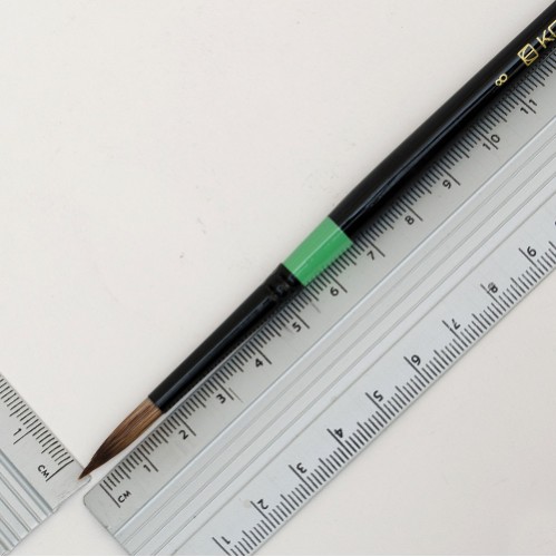 Синтетика кругла, Green strip 1019, № 8, д.р. пензель KOLOS Синтетика кругла, Green strip 1019, № 8, д.р. пензель KOLOS