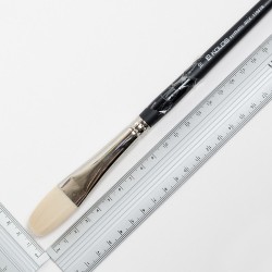 Синтетика овальна, Milk 1108FR, №10, д.р. пензель KOLOS Синтетика овальна, Milk 1108FR, №10, д.р. пензель KOLOS