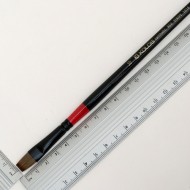 Синтетика плоска, red stripe 1018, №10, д.р. пензель KOLOS Синтетика плоска, red stripe 1018, №10, д.р. пензель KOLOS