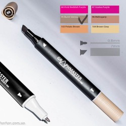 Маркер художній Graphmaster Burnt Sienna 95