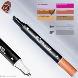 Маркер художній Graphmaster Burnt Orange 93