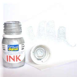 Туш (незмивна) Darwi INK 30мл СРІБЛО Туш (незмивна) Darwi INK 30мл СРІБЛО