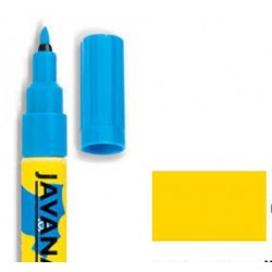 Маркер для светлой ткани с тонким наконечником (1-2мм) Javana (стирка 60*С)  ЖЕЛТЫЙ