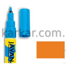 Маркер для светлой ткани с тонким наконечником (1-2мм) Javana (стирка 60*С)  ОРАНЖЕВЫЙ