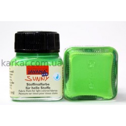 Фарба по світлим тканинам "Sunny" Javana 20мл, Травнева зелень Фарба по світлим тканинам "Sunny" Javana 20мл, Травнева зелень