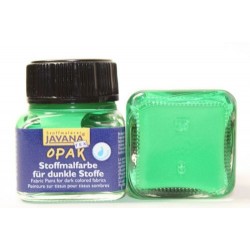 Фарба по тканині та шкірі "Opak" Javana 20мл, Зелена листва Фарба по тканині та шкірі "Opak" Javana 20мл, Зелена листва