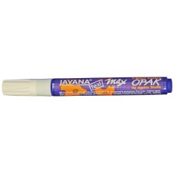 Маркер покрывной "Opak" для светлой и темной ткани (2-4 мм)Javana (стирка 40*) БЕЛЫЙ