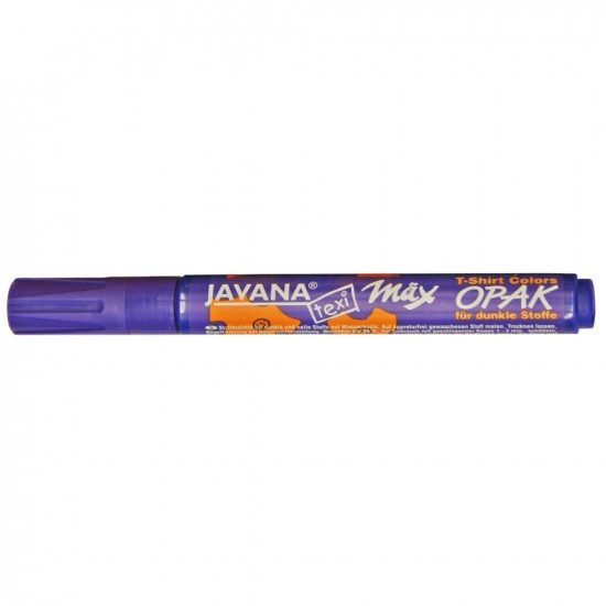 Маркер покрывной "Opak" для светлой и темной ткани (2-4 мм)Javana (стирка 40*) ФИОЛЕТОВЫЙ