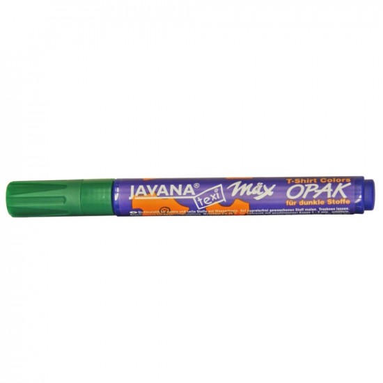 Маркер покрывной "Opak" для светлой и темной ткани (2-4 мм)Javana (стирка 40*) ЗЕЛЕНЫЙ