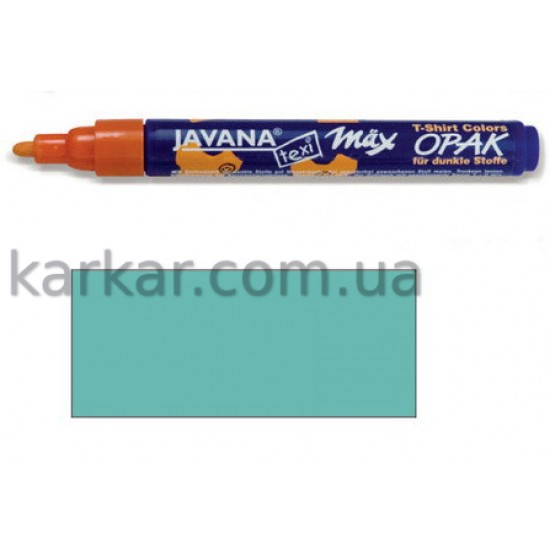 Маркер покрывной "Opak" для светлой и темной ткани (2-4 мм)Javana (стирка 40*) ТУРЕЦКИЙ ГОЛУБОЙ