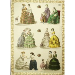 Декупажная карта 50х70см Мода