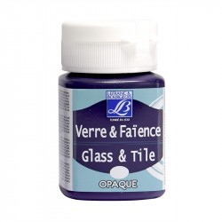Lefranc фарба по склу та кераміці непрозора Glass & Tile opaque 50 мл, 643 Bilberry (Чорничний) Lefranc фарба по склу та кераміці непрозора Glass & Tile opaque 50 мл, 643 Bilberry (Чорничний)